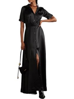 Style 1-2801284622-5 STAUD Black Size 0 High Neck Belt Pockets Sleeves 1-2801284622-5 Straight Dress on Queenly