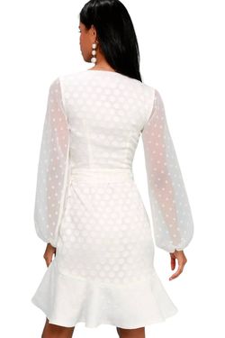 Style 1-2886330521-149 KEEPSAKE White Size 12 Tall Height Polyester Sleeves Cocktail Dress on Queenly