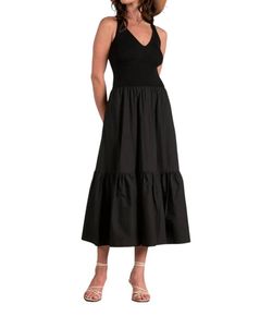 Style 1-2924132446-149 ELAN Black Size 12 Plus Size V Neck Cocktail Dress on Queenly