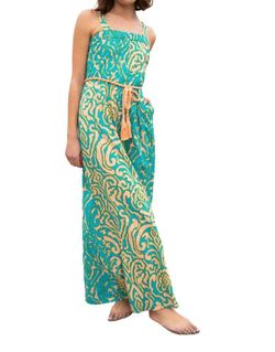 Style 1-3035115073-149 Anna Cate Green Size 12 Teal Belt Plus Size Straight Dress on Queenly