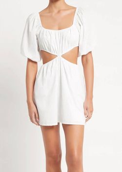 Style 1-3333252553-892 FAITHFULL THE BRAND White Size 8 Sorority Rush Sorority Free Shipping Mini Cocktail Dress on Queenly