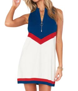 Style 1-3393316375-70 Show Me Your Mumu Multicolor Size 0 Mini Sorority 1-3393316375-70 High Neck Cocktail Dress on Queenly