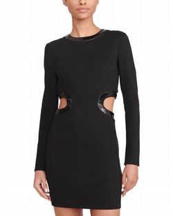 Style 1-3599443978-892 STAUD Black Size 8 Long Sleeve Cocktail Dress on Queenly