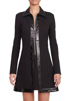 Style 1-3640398738-892 STAUD Black Size 8 Long Sleeve Cocktail Dress on Queenly