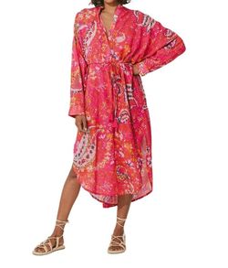 Style 1-3687680102-74 Cleobella Pink Size 4 Free Shipping Long Sleeve Cocktail Dress on Queenly