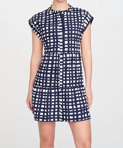 Style 1-377148652-14 Marie Oliver Blue Size 0 1-377148652-14 Sleeves Mini Cocktail Dress on Queenly