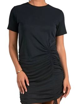 Style 1-384938299-149 ELAN Black Size 12 Summer Casual Polyester Cocktail Dress on Queenly
