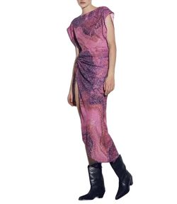 Style 1-3960073579-74 IN THE MOOD FOR LOVE Purple Size 4 Mini Sequined Straight Dress on Queenly