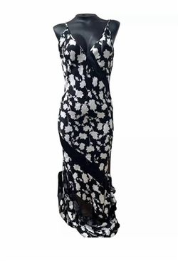 Style 1-4081319576-892 DELFI COLLECTIVE Black Size 8 Lace Military Spaghetti Strap Pattern Straight Dress on Queenly