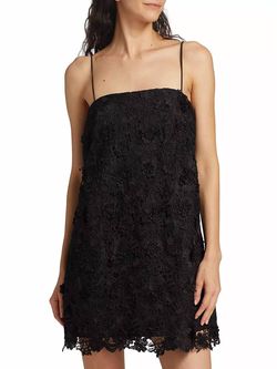 Style 1-4131292360-5 Zimmermann Black Size 0 Free Shipping Mini Polyester Lace Cocktail Dress on Queenly
