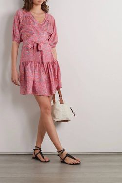 Style 1-643934865-70 Hannah Artwear Pink Size 0 1-643934865-70 Sleeves Mini Cocktail Dress on Queenly