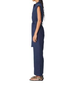 Style 1-668725226-74 Maria Cher Blue Size 4 Free Shipping Jumpsuit Dress on Queenly