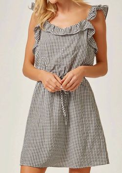 Style 1-689364558-74 ANDREE BY UNIT Black Size 4 Sorority Summer Cocktail Dress on Queenly