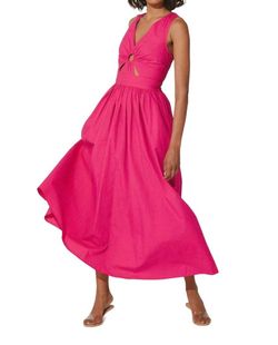 Style 1-81803506-70 Cleobella Pink Size 0 1-81803506-70 Magenta Straight Dress on Queenly