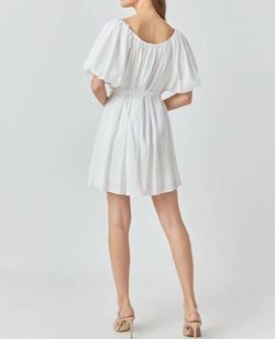 Style 1-952197993-149 endless rose White Size 12 Sorority Sleeves Sorority Rush Cocktail Dress on Queenly