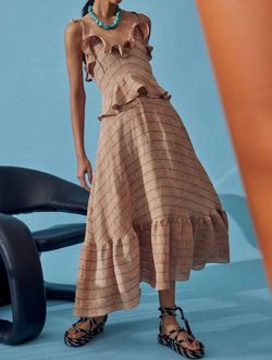 Style 1-1918268806-649 HUNTER BELL Brown Size 2 Tall Height Spaghetti Strap Cocktail Dress on Queenly