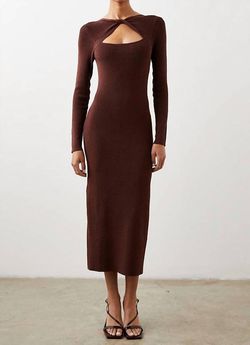 Style 1-2014726536-892 Rails Brown Size 8 Side Slit Free Shipping Tall Height Cocktail Dress on Queenly