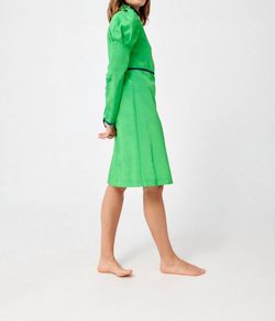 Style 1-2377684606-1901 Batsheva Green Size 6 Long Sleeve Cocktail Dress on Queenly