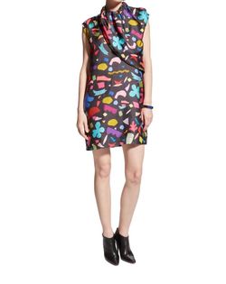 Style 1-2533935963-1901 Careste Black Size 6 Sorority Summer Silk Cocktail Dress on Queenly