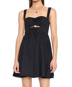 Style 1-304219598-70 4SI3NNA Black Size 0 Mini Polyester Sweetheart Cocktail Dress on Queenly