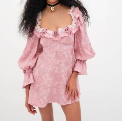 Style 1-3682165541-3236 for Love & Lemons Pink Size 4 Keyhole Tall Height Cocktail Dress on Queenly