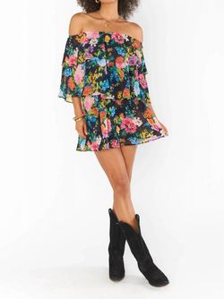 Style 1-371515557-74 Show Me Your Mumu Black Size 4 Free Shipping Polyester Floor Length Floral Jumpsuit Dress on Queenly