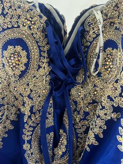 Blue Size 12 Ball gown on Queenly