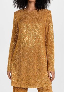 Style 1-4221700534-70 STINE GOYA Gold Size 0 Free Shipping Long Sleeve Sorority Cocktail Dress on Queenly