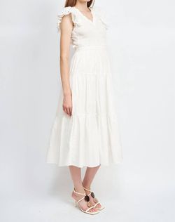 Style 1-810224084-2696 En Saison White Size 12 Plus Size Bridal Shower Bachelorette Cocktail Dress on Queenly