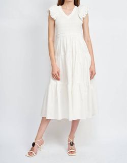 Style 1-810224084-2696 En Saison White Size 12 Plus Size Bridal Shower Bachelorette Cocktail Dress on Queenly