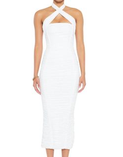 Style 1-821970044-892 NOOKIE White Size 8 Polyester Bachelorette Cocktail Dress on Queenly