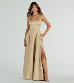 Style 05002-8006 Windsor Gold Size 8 50 Off A-line Dress on Queenly