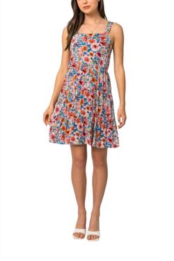 Style 1-3691978961-149 GILLI Blue Size 12 Summer Casual Polyester Cocktail Dress on Queenly