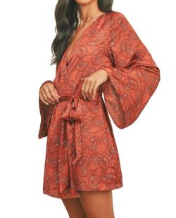 Style 1-4278718123-892 DRESS FORUM Brown Size 8 Long Sleeve V Neck Cocktail Dress on Queenly