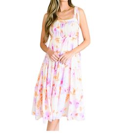 Style 1-2280438590-1464 ANDREE BY UNIT Purple Size 28 Tall Height Polyester Floral Cocktail Dress on Queenly