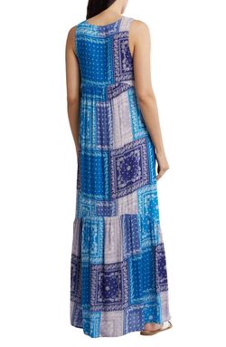 Style 1-74319594-892 LOVESTITCH Blue Size 8 Free Shipping Straight Dress on Queenly