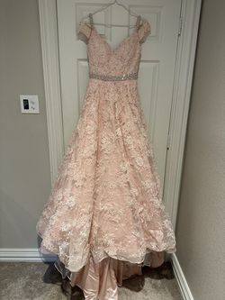 Sherri Hill Pink Size 6 Military Pageant Straight Dress on Queenly