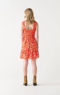 Style 1-674153566-70 Dex Orange Size 0 Floral Cocktail Dress on Queenly