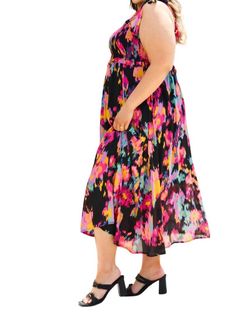 Style 1-2369324531-611 Jodifl Black Size 16 Plus Size Cocktail Dress on Queenly