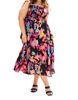 Style 1-2369324531-611 Jodifl Black Size 16 Plus Size Cocktail Dress on Queenly