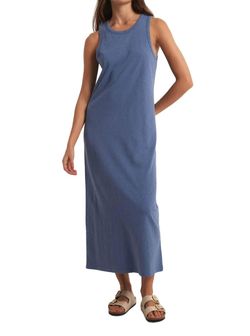 Style 1-1343236303-74 Z Supply Blue Size 4 Free Shipping High Neck Cocktail Dress on Queenly