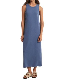 Style 1-1343236303-74 Z Supply Blue Size 4 Free Shipping High Neck Cocktail Dress on Queenly