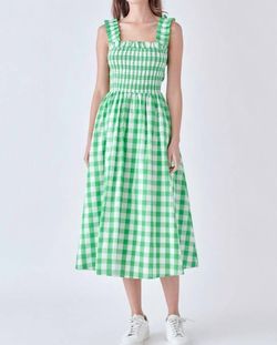 Style 1-3999688662-892 English Factory Green Size 8 Print Square Neck A-line Cocktail Dress on Queenly