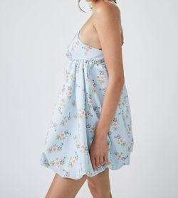 Style 1-1505541202-149 Free People Blue Size 12 Tall Height Mini Polyester Sorority Cocktail Dress on Queenly