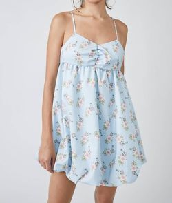 Style 1-1505541202-149 Free People Blue Size 12 Sweetheart Mini Sorority Polyester Plus Size Cocktail Dress on Queenly