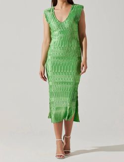 Style 1-3531484443-892 ASTR Green Size 8 Side Slit Mini Cocktail Dress on Queenly