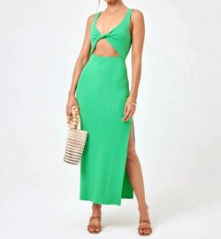 Style 1-1517371024-149 L*SPACE Green Size 12 Mini V Neck Cocktail Dress on Queenly