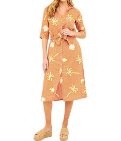 Style 1-2811857840-149 HIHO Orange Size 12 High Neck Belt Print Sleeves Side Slit Cocktail Dress on Queenly