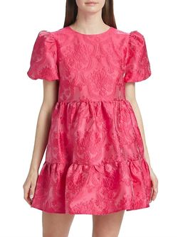 Style 1-3448641511-892 ELLIATT Hot Pink Size 8 Free Shipping Mini Barbiecore Cocktail Dress on Queenly