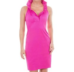 Style 1-3689968191-149 GRETCHEN SCOTT Pink Size 12 Polyester Barbiecore Plus Size Cocktail Dress on Queenly